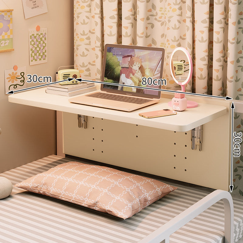 Wall-Mounted Foldaway Bedside Laptop Shelf Desk Compact Floating Study Surface