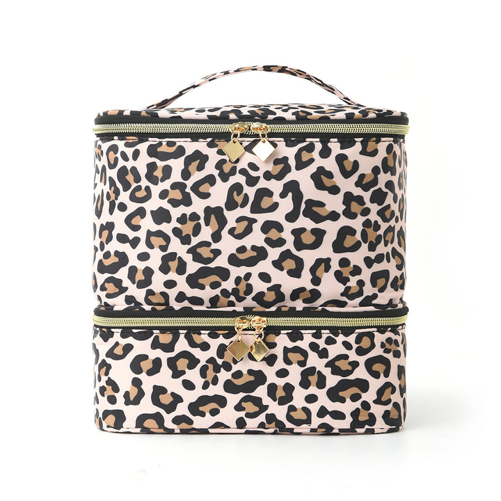 Cosmetic storage bag with two separate compartments Stornfield