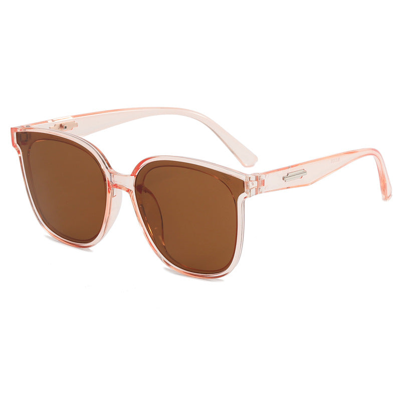 Ladies fashionable oversized sunglasses with combined frame Stornfield