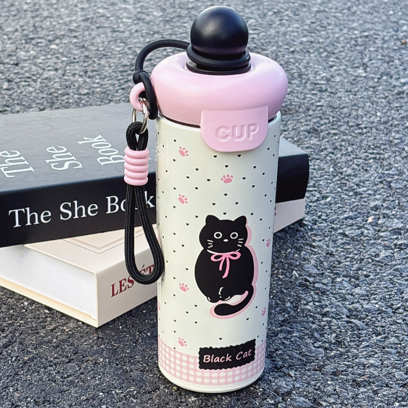 Ladies funny cat water bottle Stornfield