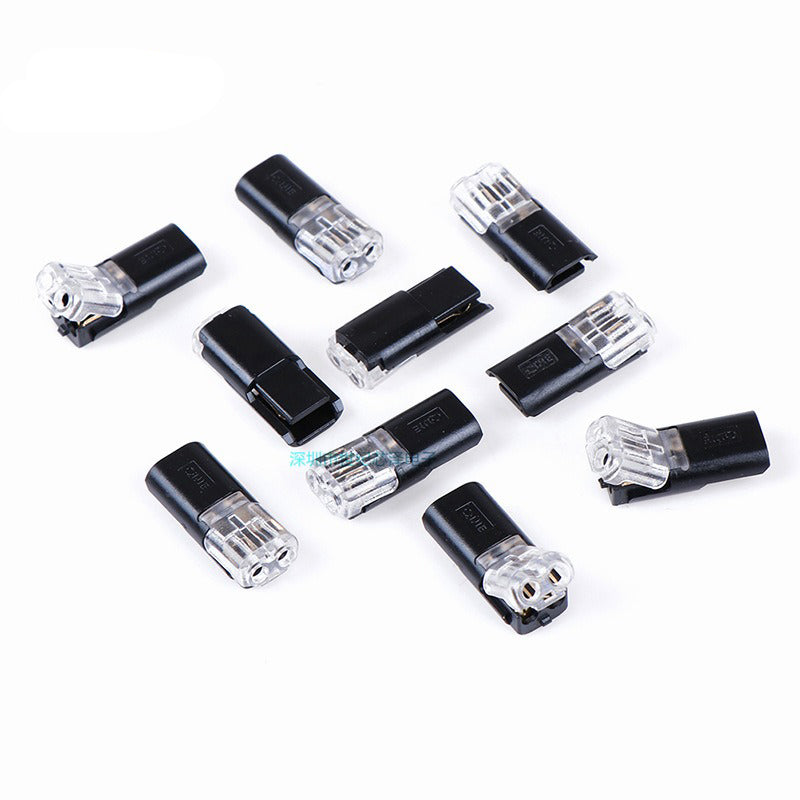 Double-wire Push-in Connector with Locking Buckle | Stornfield