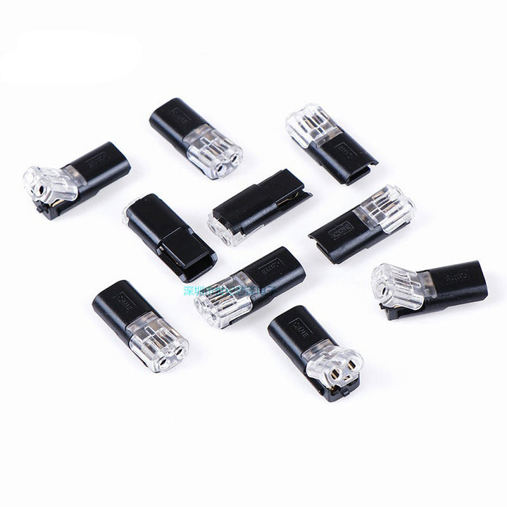 Double-wire Push-in Connector with Locking Buckle | Stornfield
