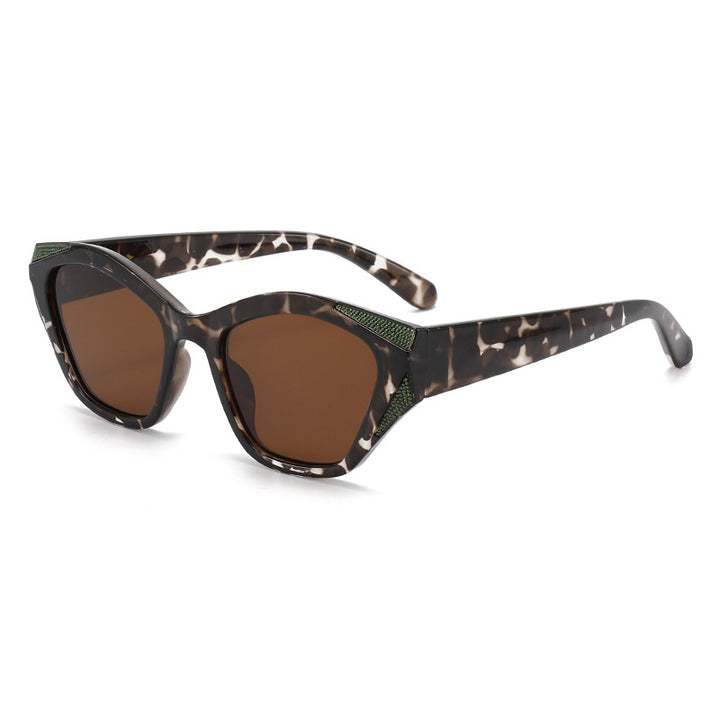 Women's fashionable oversized sunglasses with glittering accents Stornfield