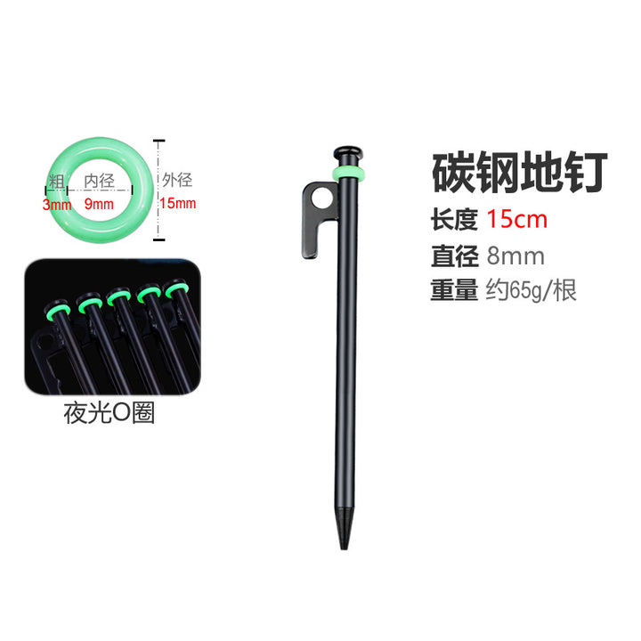 High-quality tent peg made of solid material with stable RGB marking Stornfield