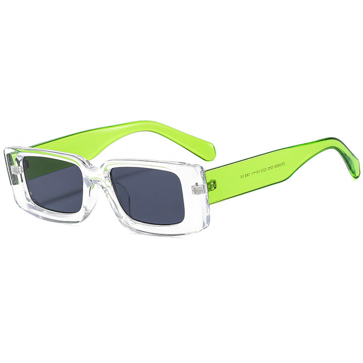 Women's fashionable sunglasses with trendy transparent frame and sporty design Stornfield