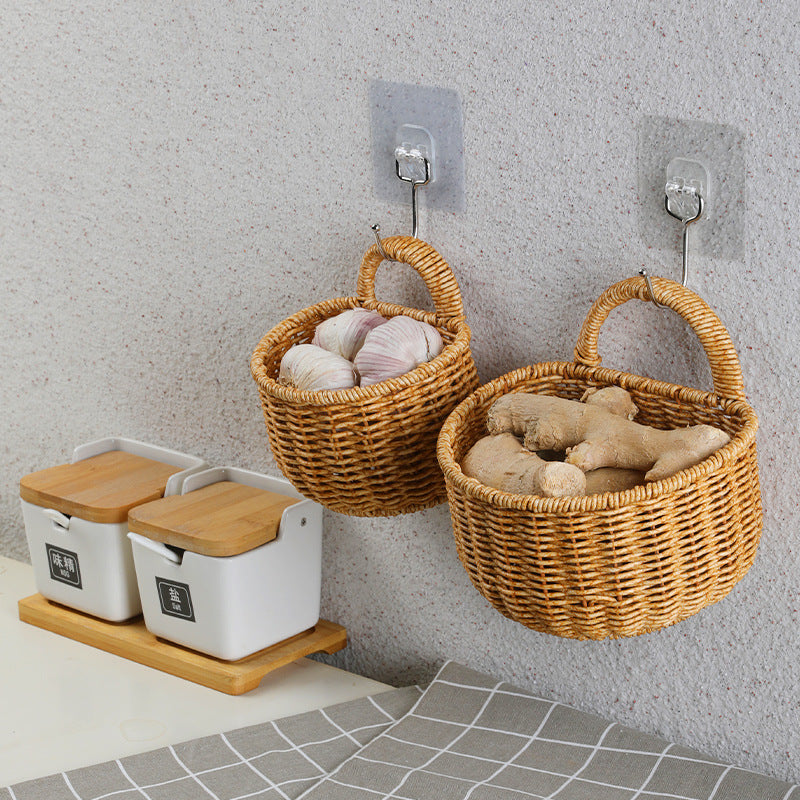 Handwoven Storage Basket with Ergonomic Handle Stornfield