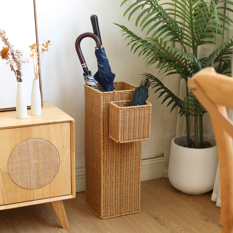 Rectangular Wicker Waste Bin Stornfield