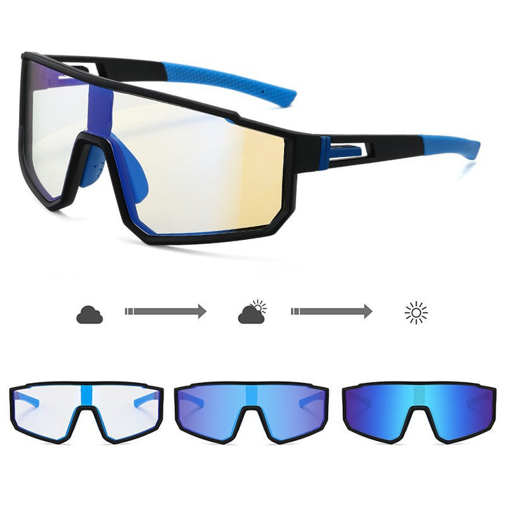Unisex Sports Performance Sunglasses with Intelligent Light Change Stornfield