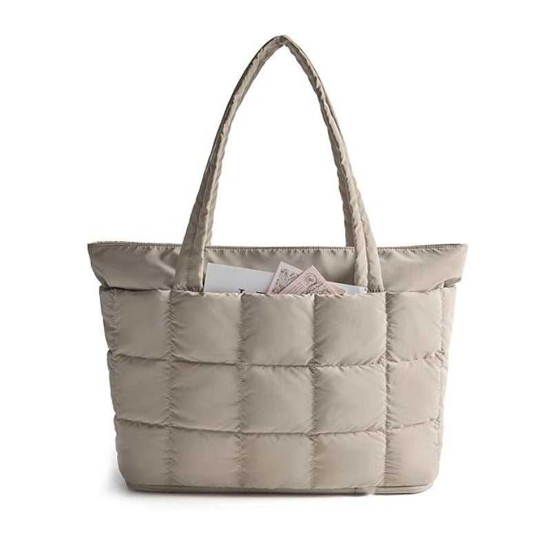 Practical Tote Bag with Quilted Design Stornfield