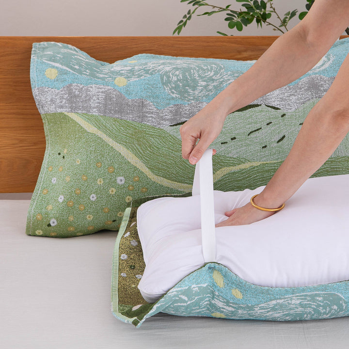 Women's pillow with removable cotton cover Stornfield