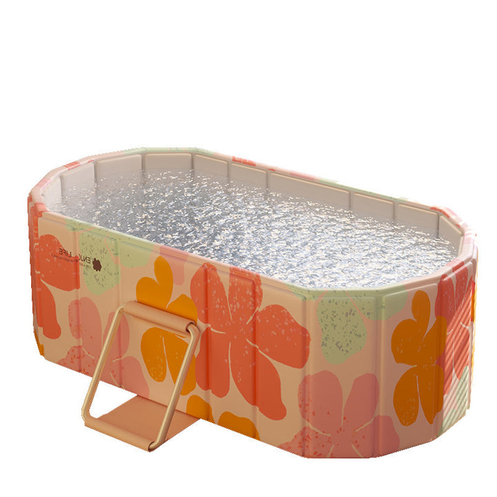 Women's Inflatable Children's Pool with Colorful Flower Pattern Stornfield