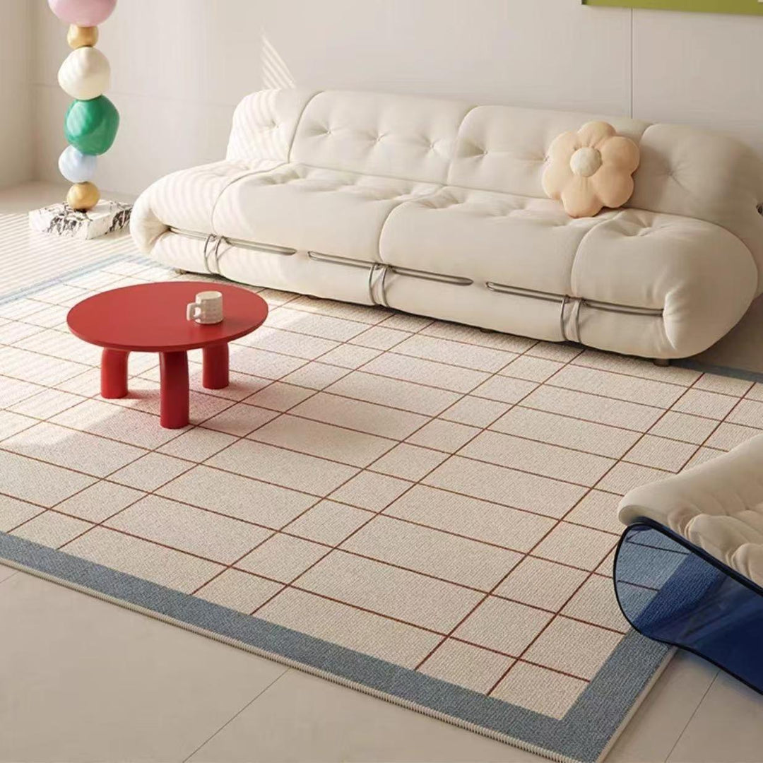 Grid Pattern Decorative Area Rug Stornfield
