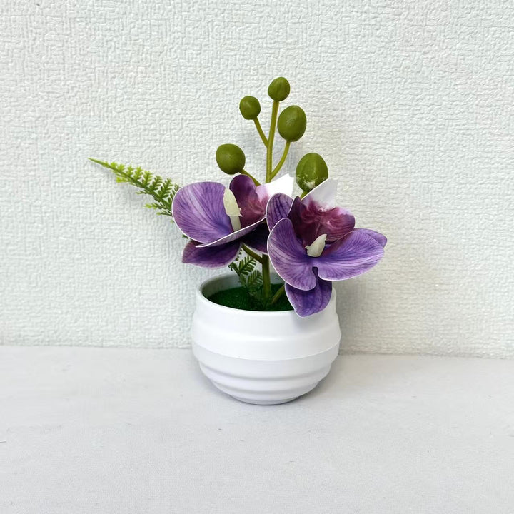 Lifelike Miniature Orchid Arrangement