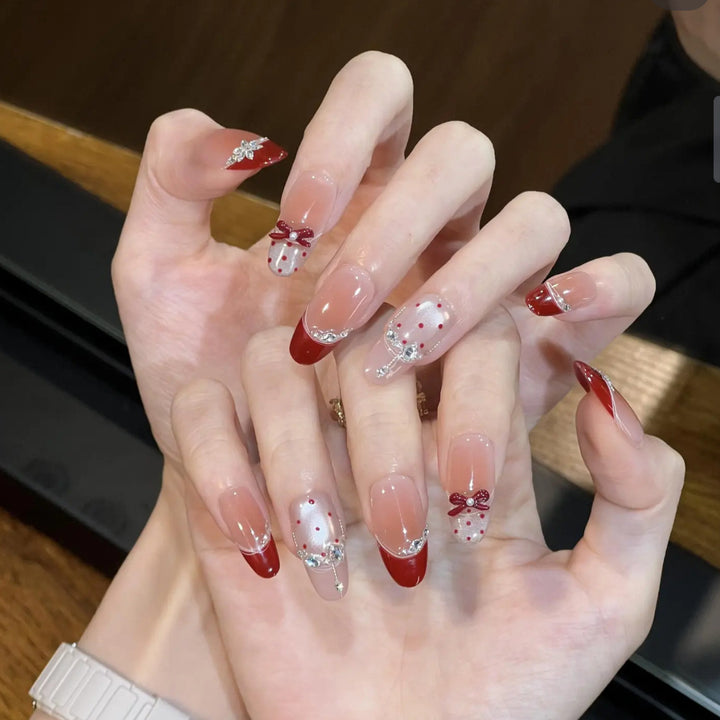 Decorative Holiday-Themed Press-On Nail Set Stornfield
