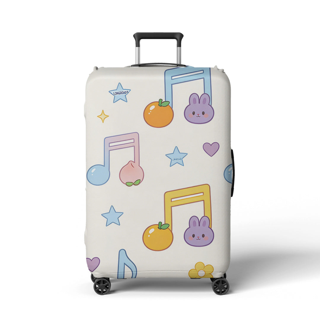 Women's suitcase cover with playful space design Stornfield
