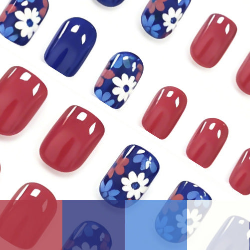 Floral Patterned Decorative Nail Art Enhancements Stornfield