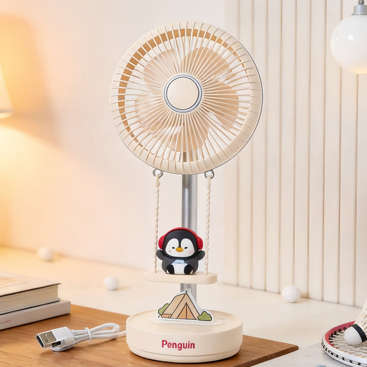 Women's Portable USB Desk Fan with Cute Design Stornfield