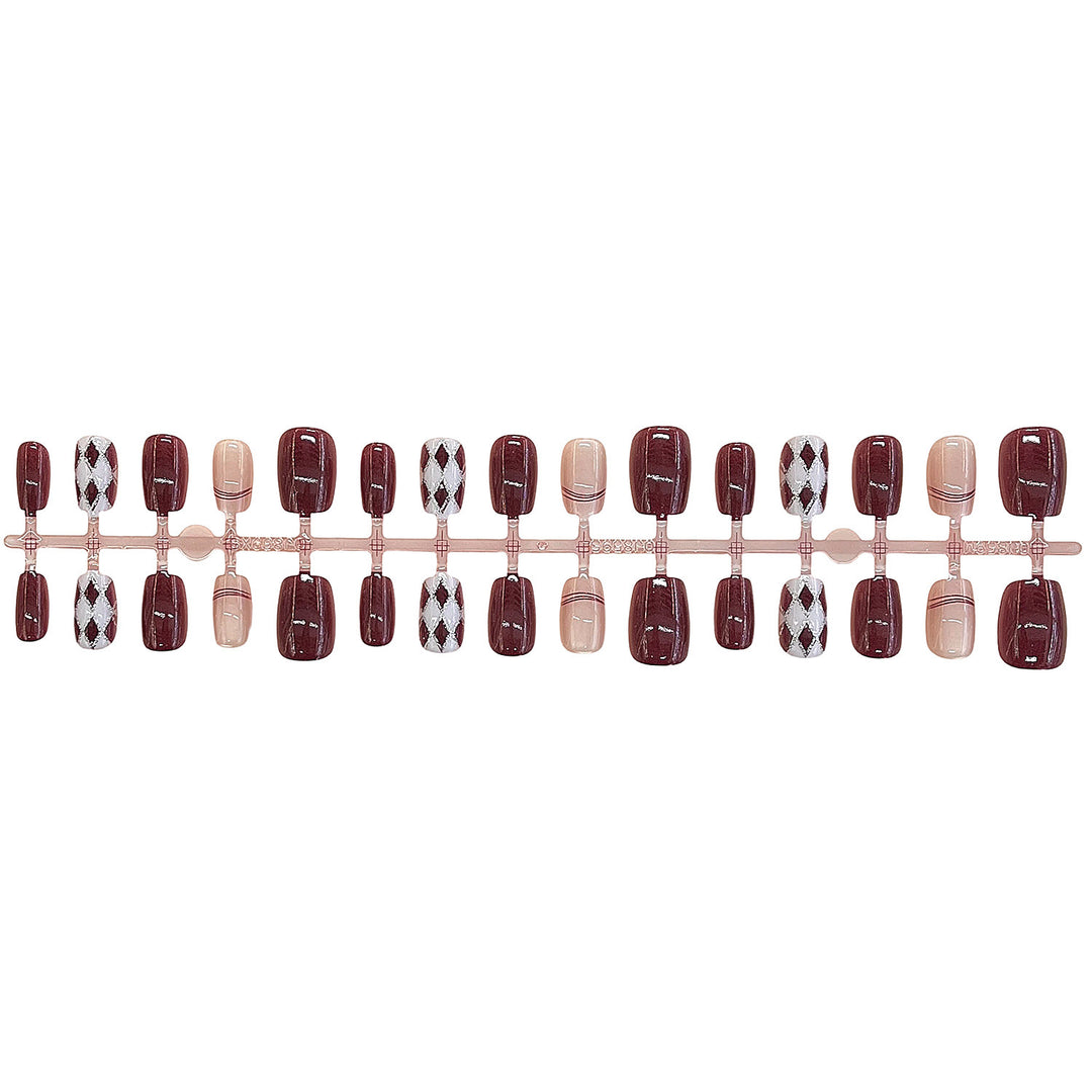 Artistic Press-On Nail Set Stornfield