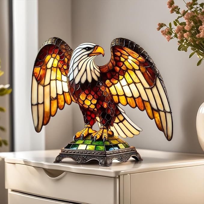 Home Decor Artisanal Eagle Lamp Stornfield