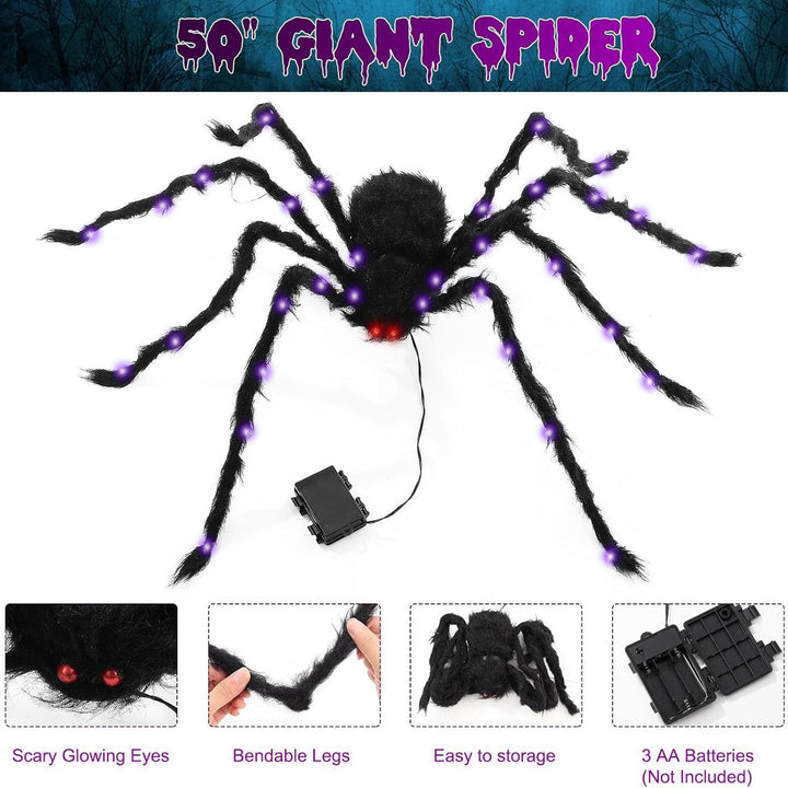 Decorative LED Spider Decoration Stornfield