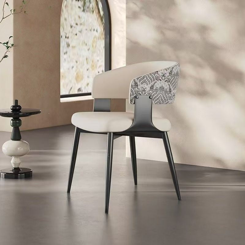 Contemporary Floral Accent Dining Chair Stornfield