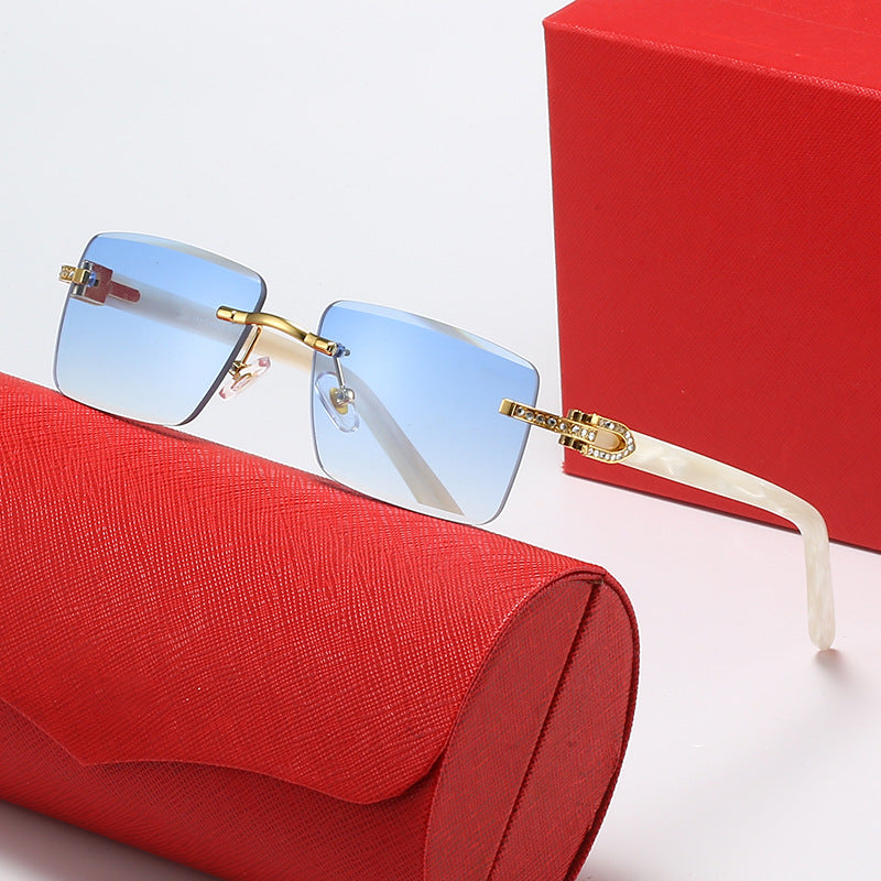 Ladies fashionable square sunglasses with luxurious accent and UV protection Stornfield