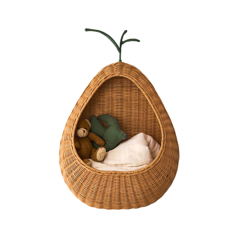 Decorative Woven Pear-Shaped Storage Basket Stornfield