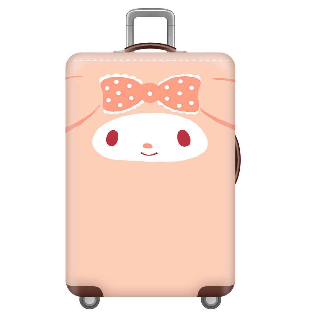 Unisex children's suitcase with reinforced hard shell, telescopic handle and Kuromi motif Stornfield