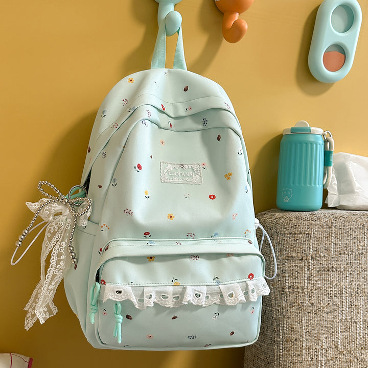 Decorative Floral-Embellished Backpack Stornfield