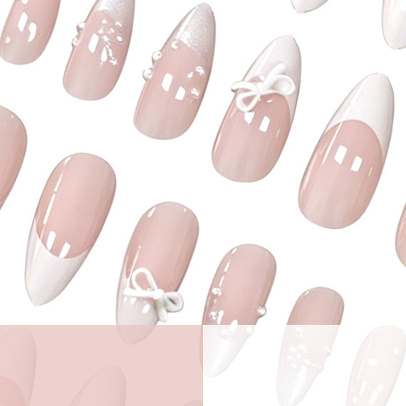 Elegant French Tip Nail Art Set Stornfield 1789915802