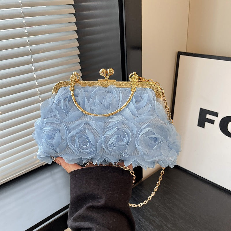 Floral Embellished Evening Clutch