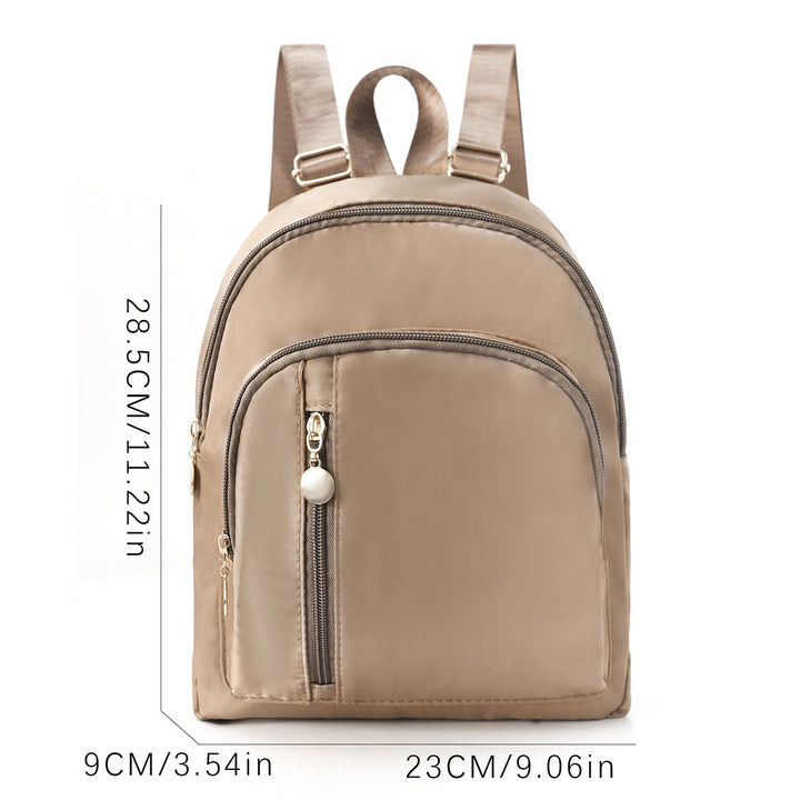 Backpack with striking skull and rose motif Stornfield