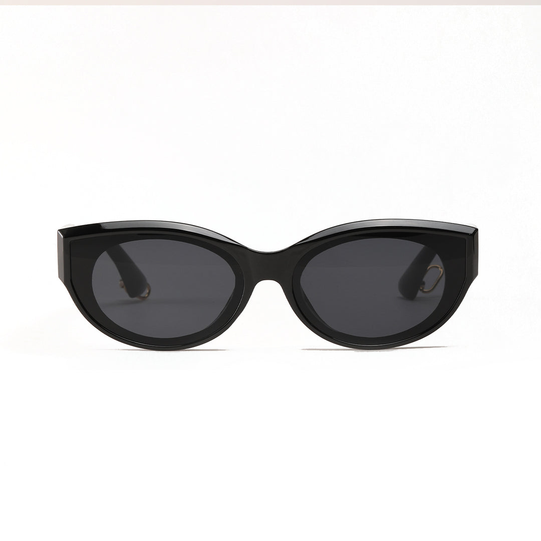 Women's fashionable sunglasses with transparent frame and UV protection Stornfield