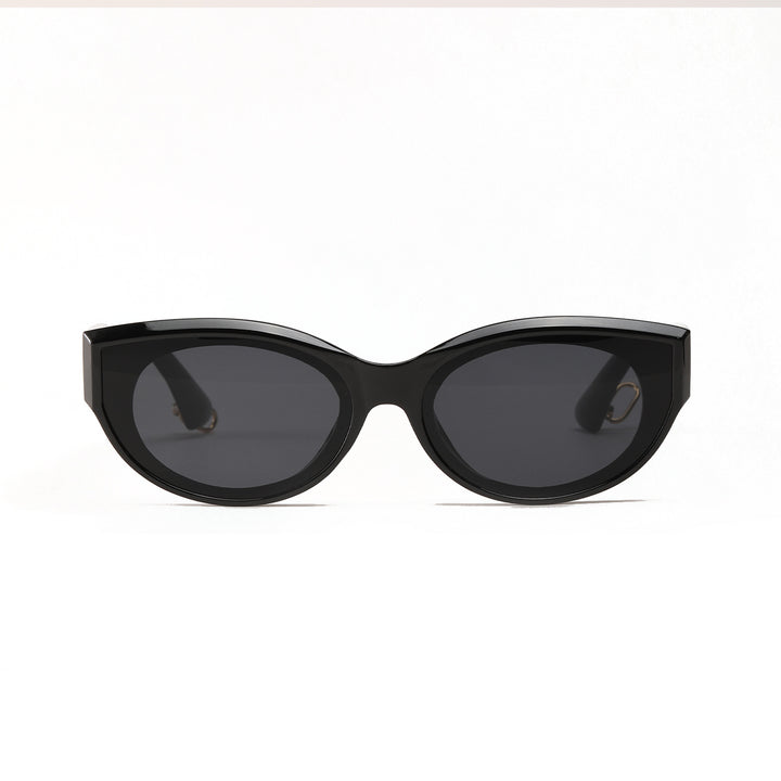 Women's fashionable sunglasses with transparent frame and UV protection Stornfield