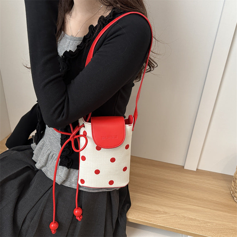 Polka Dot Crossbody Pouch