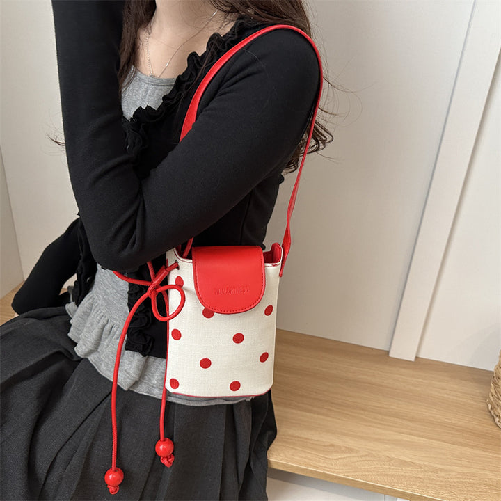 Polka Dot Crossbody Pouch