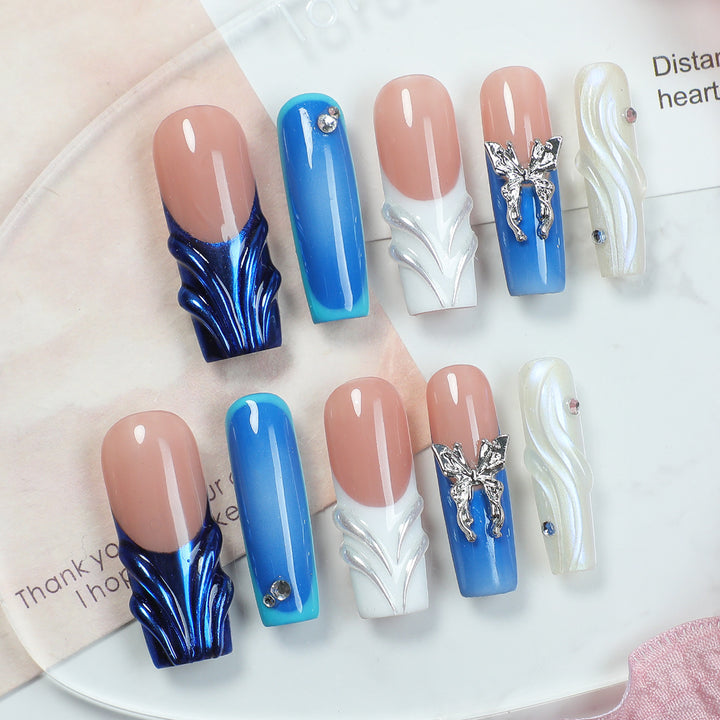Creative nail art set with contemporary design and elegant details Stornfield