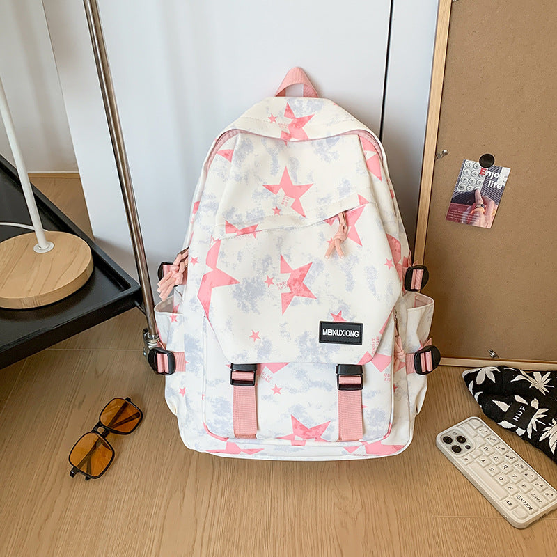 Fun Star-Patterned Backpack Stornfield