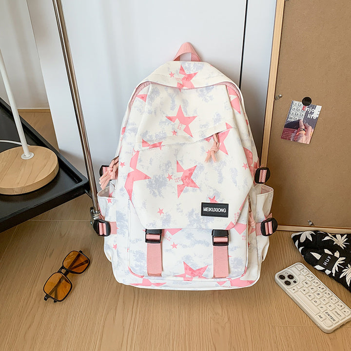 Fun Star-Patterned Backpack Stornfield