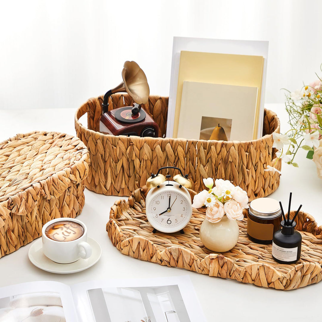 Oval Woven Storage Basket Stornfield