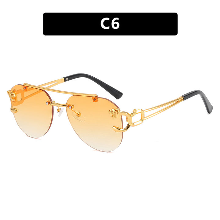 Women's unusual round sunglasses with decorative details Stornfield