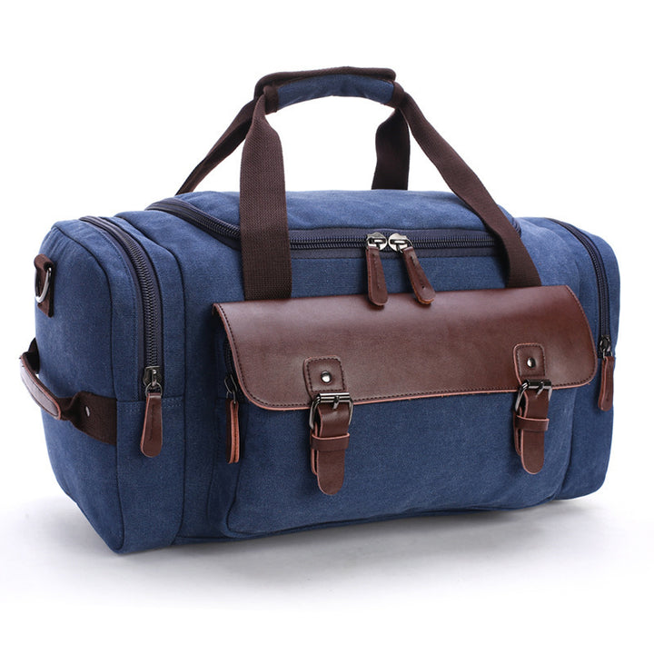 Spacious travel bag with high-quality leather trim Stornfield