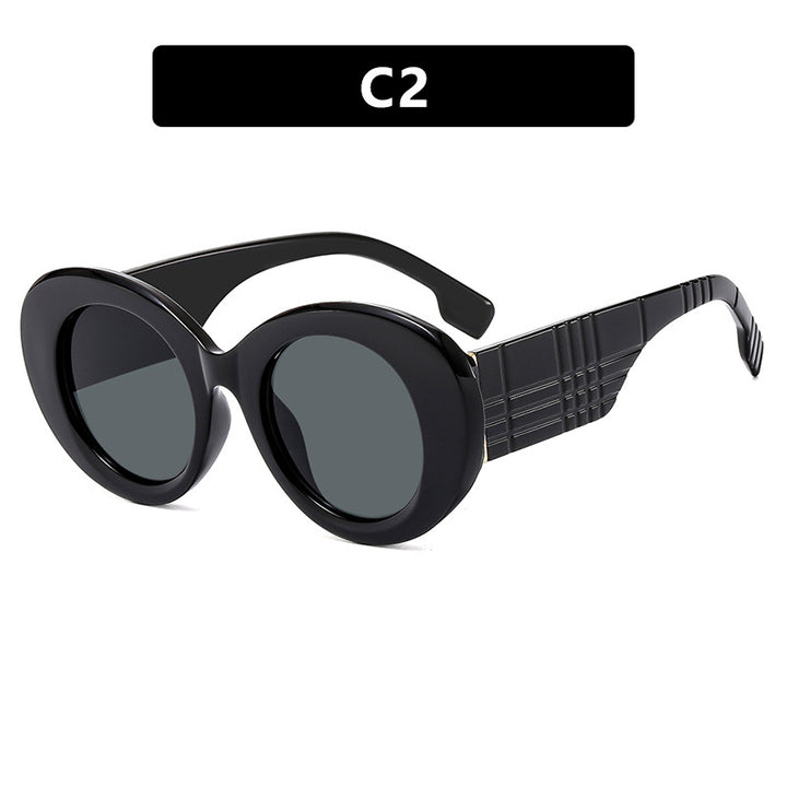 Women's extravagant sunglasses with creative frame design and protective UV filter Stornfield