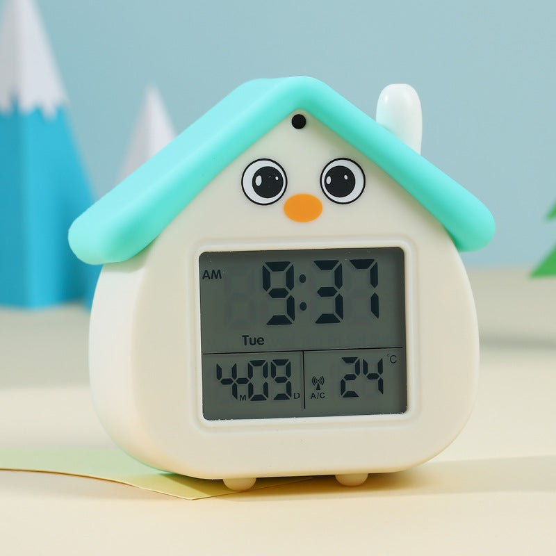 Digital Alarm Clock in Cute House Design Stornfield
