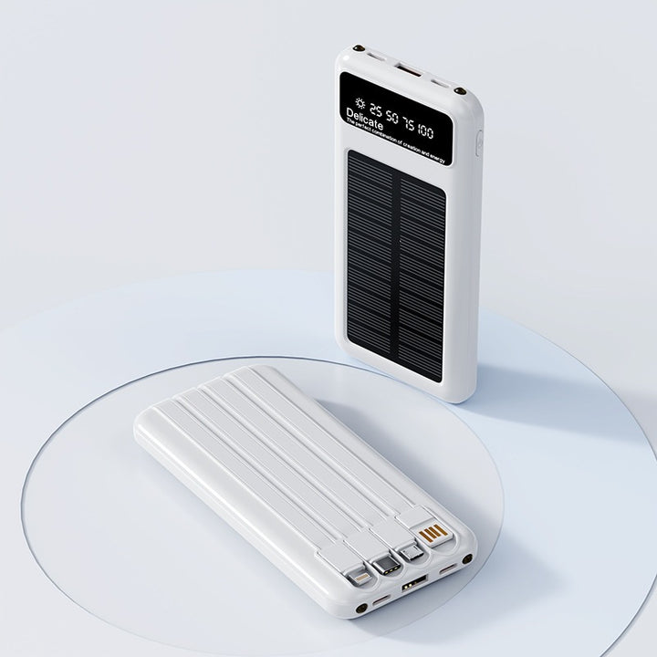 Solar-powered power bank with digital display and innovative fast charging function Stornfield