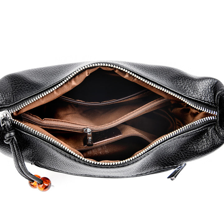 Casual Textured Leather Sling Bag Stornfield