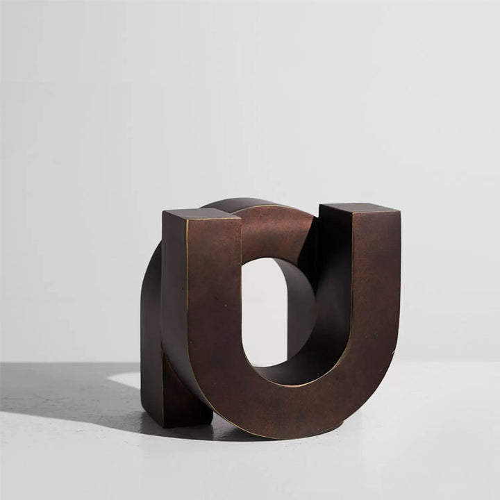 Modern Decorative Letter Sculpture