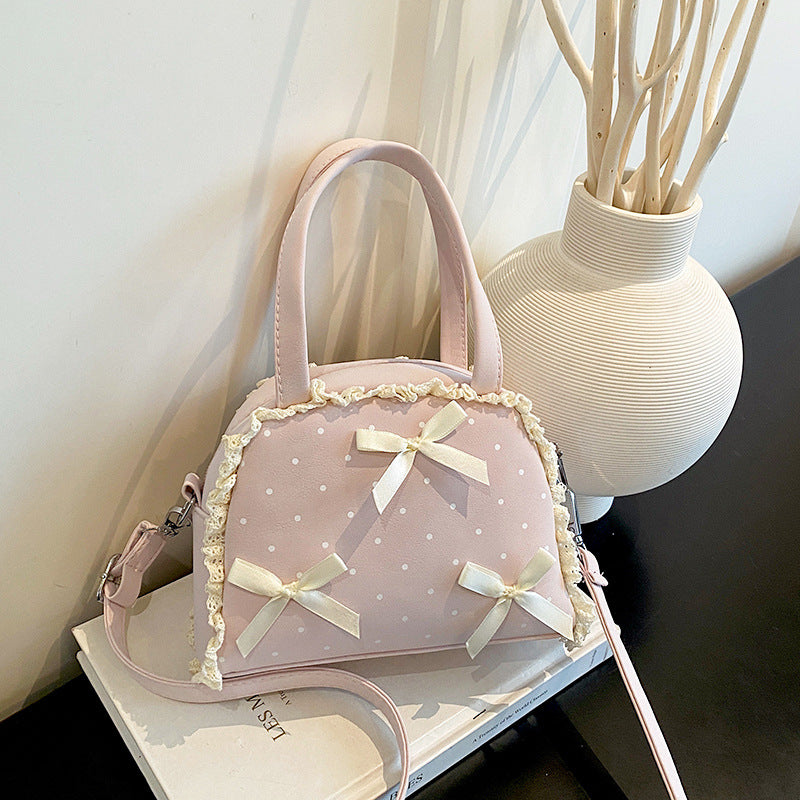 Charming Mini Bow-Detail Handbag