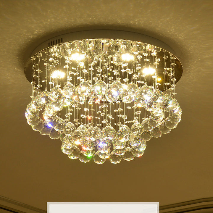 Crystal Illuminated Ceiling Fixture