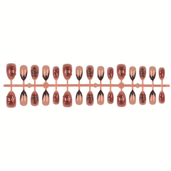 Decorative Press-On Nail Art Collection
